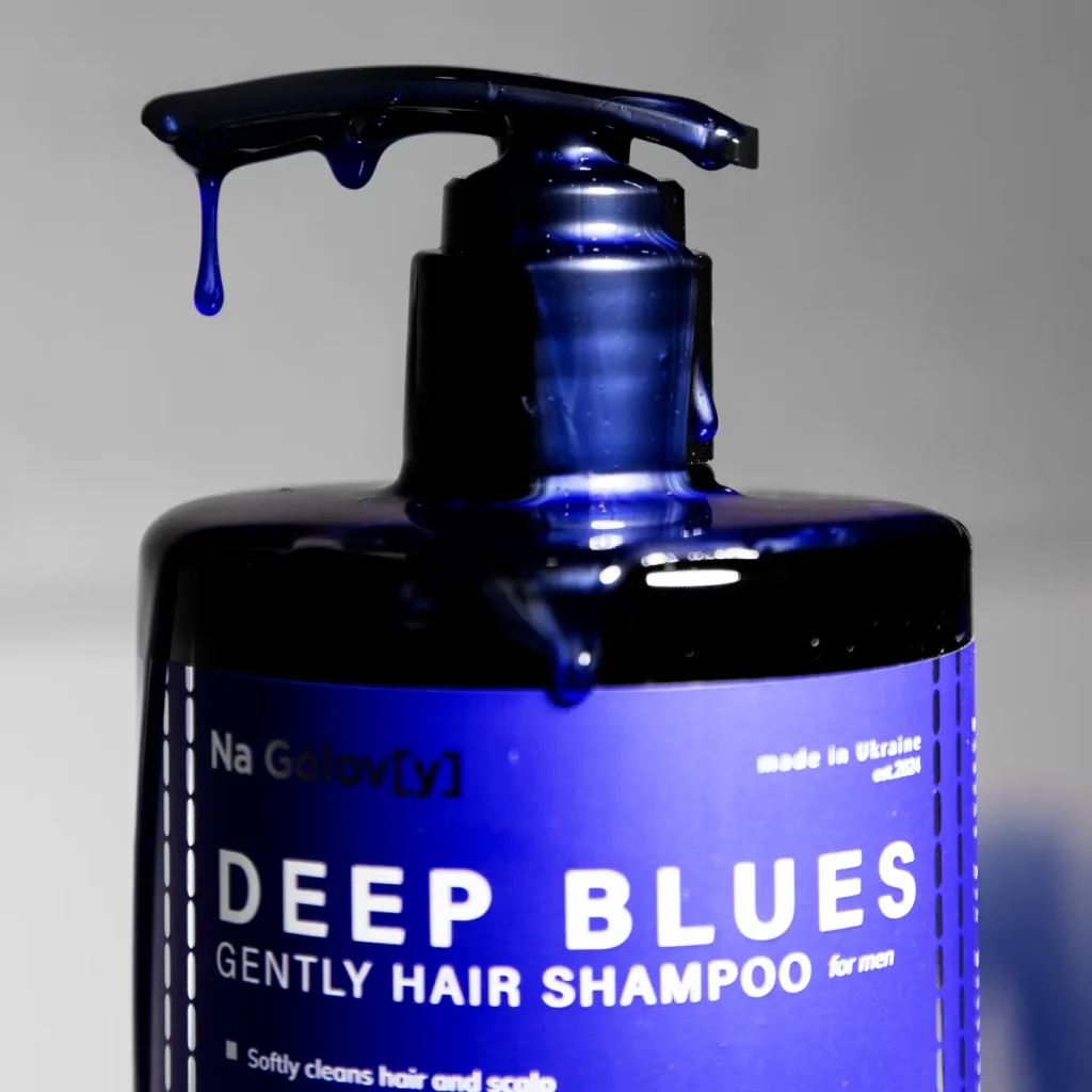 М'який шампунь для чоловіків DEEP BLUES