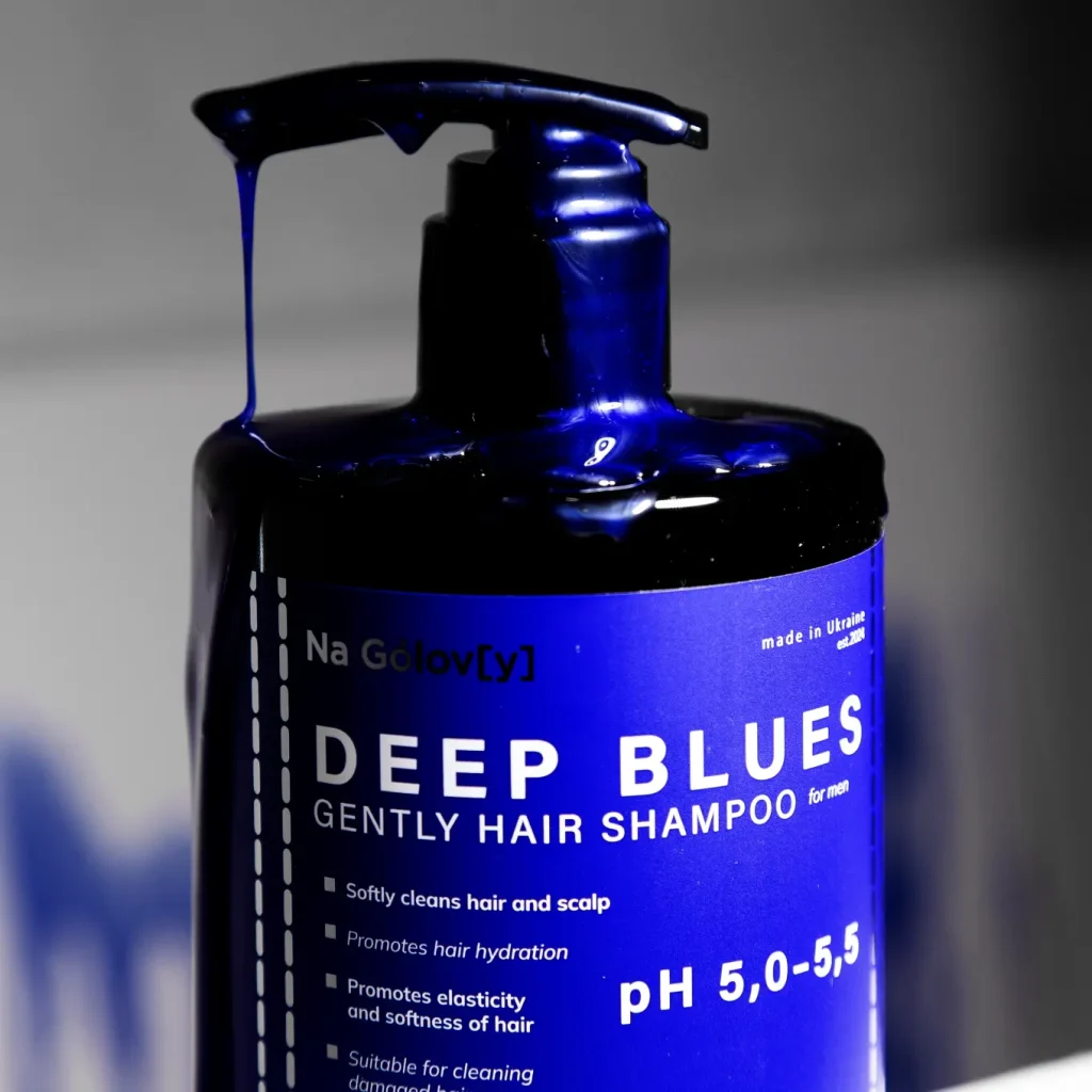 М'який шампунь для чоловіків DEEP BLUES