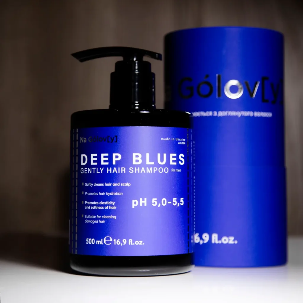 М'який шампунь для чоловіків DEEP BLUES