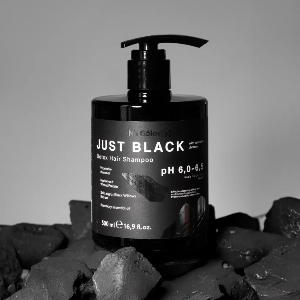 Детокс-шампунь для волосся JUST BLACK